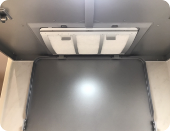 レンジフードフィルターの取り付け後