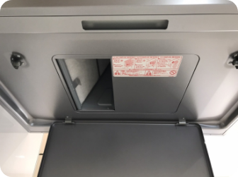 レンジフードフィルターの取り付け後