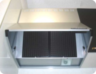 レンジフードフィルターの取り付け前